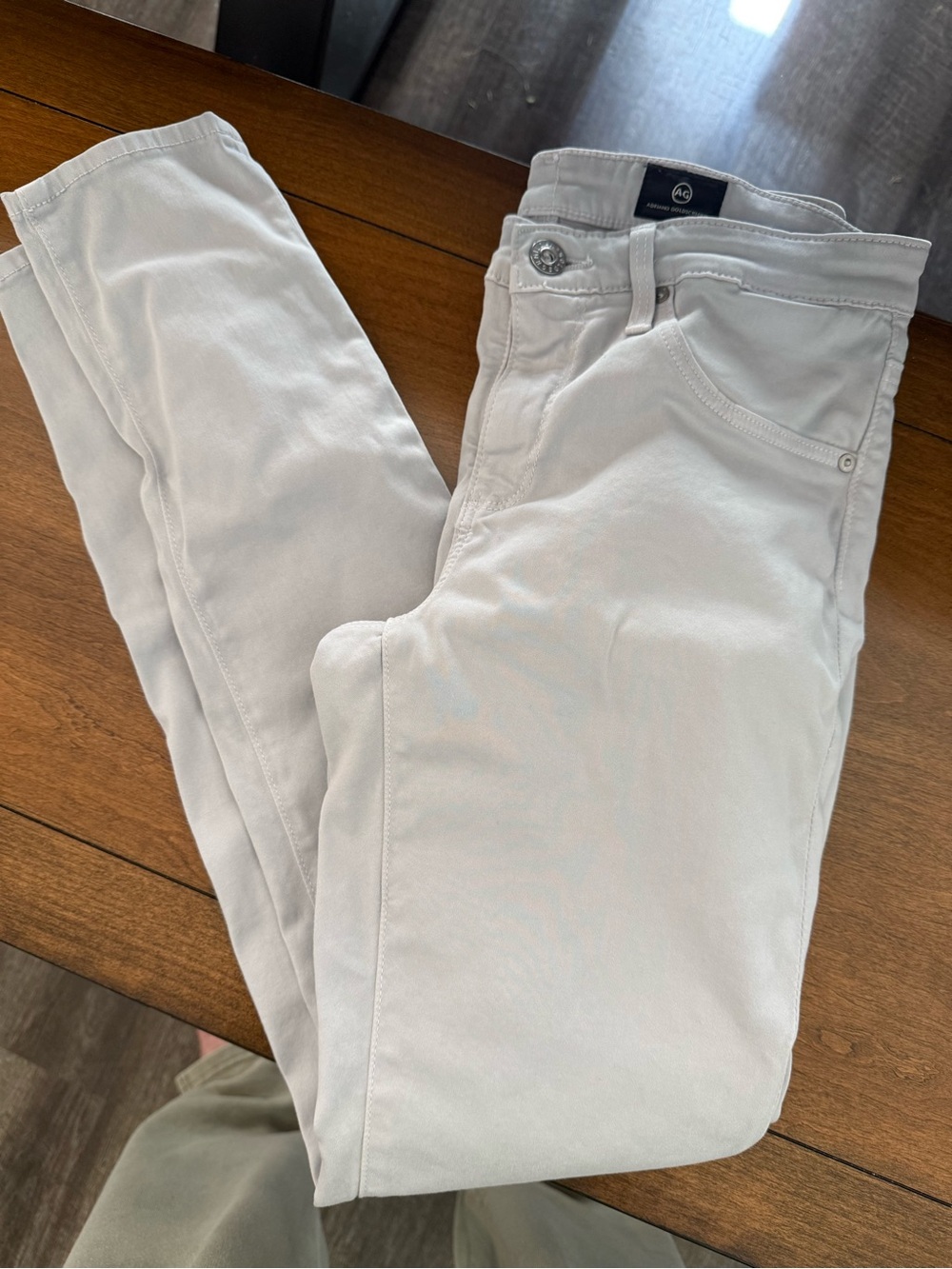 Ag Adriano Goldschmied Women's Skinny Jeans — Light Gray